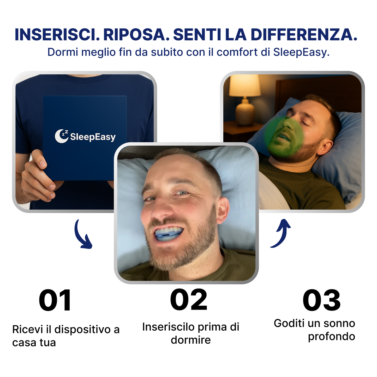 SleepEasy™ - Dispositivo per il sonno